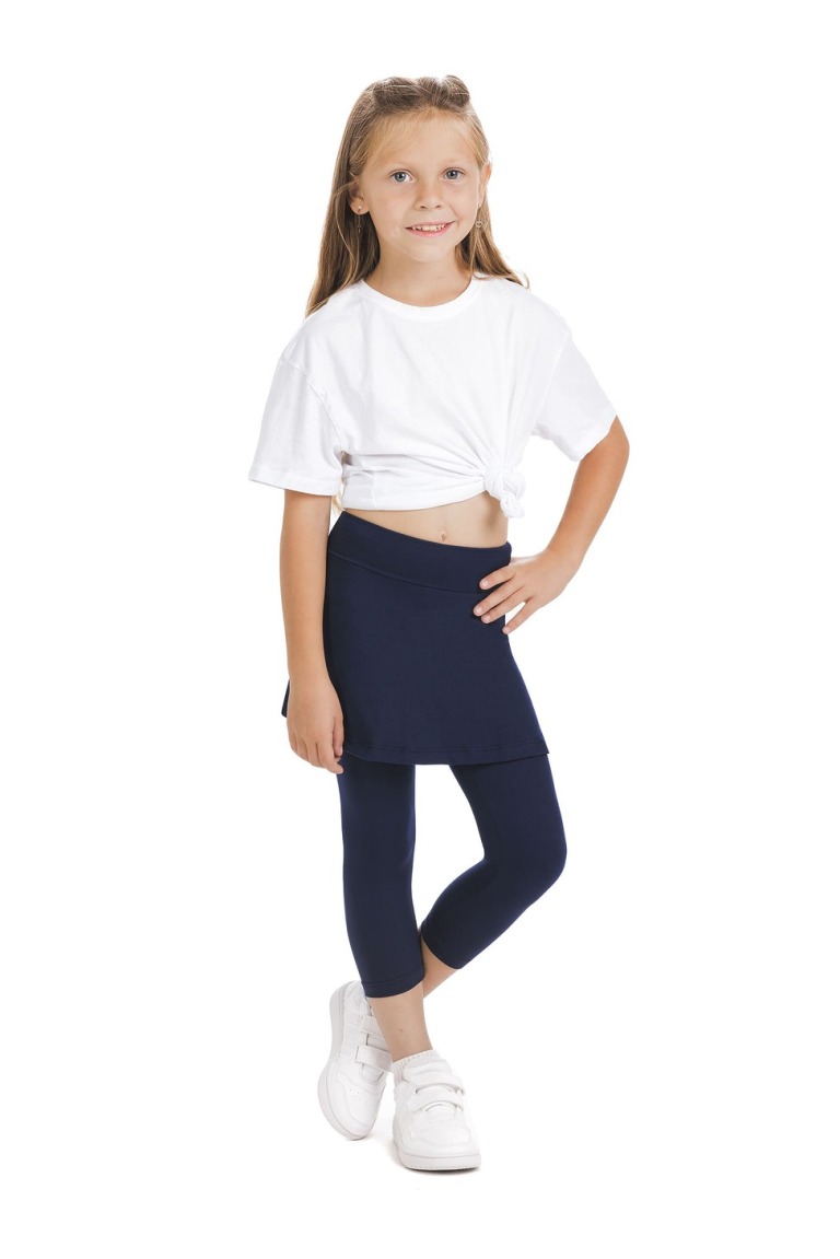 SKORT NAVY CAPRI KIDS