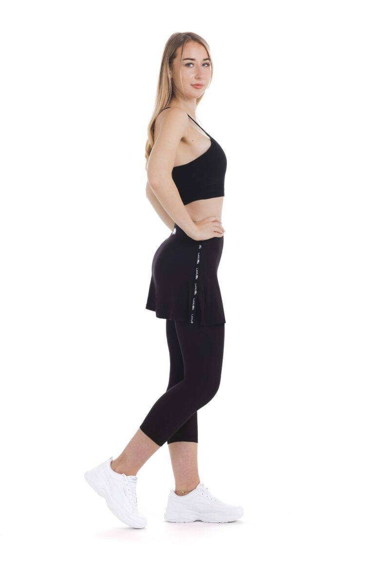 SKORT BLACK CAPRI