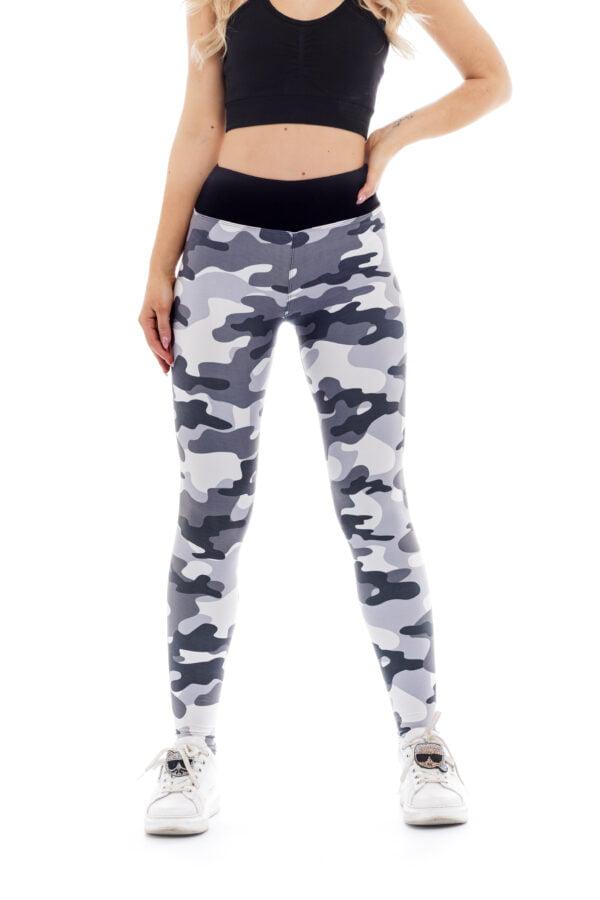 Dolge pajkice Army z vojaškim vzorcem