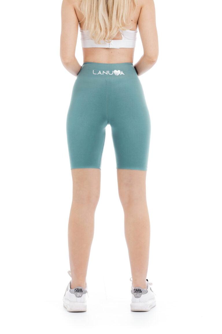 Enobarvne kratke pajkice Tiffany svetlo zelene barve