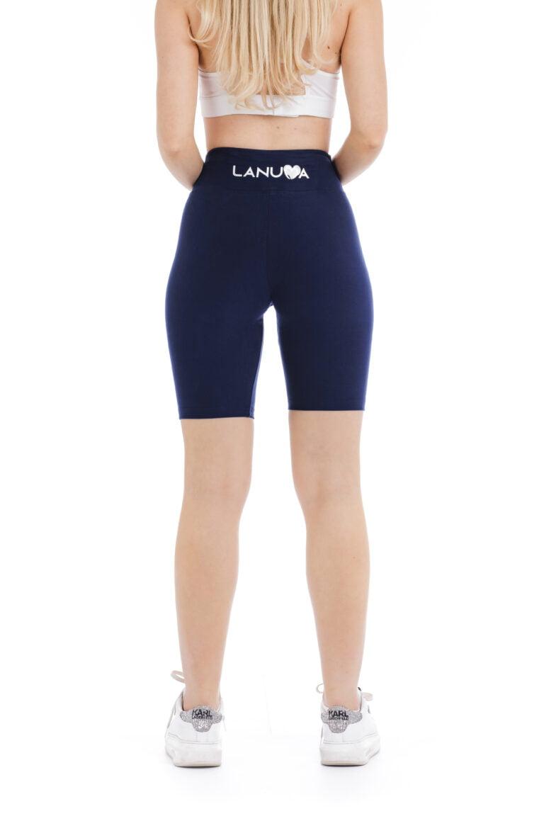 Enobarvne kratke pajkice Navy v mornarsko modri barvi za odrasle