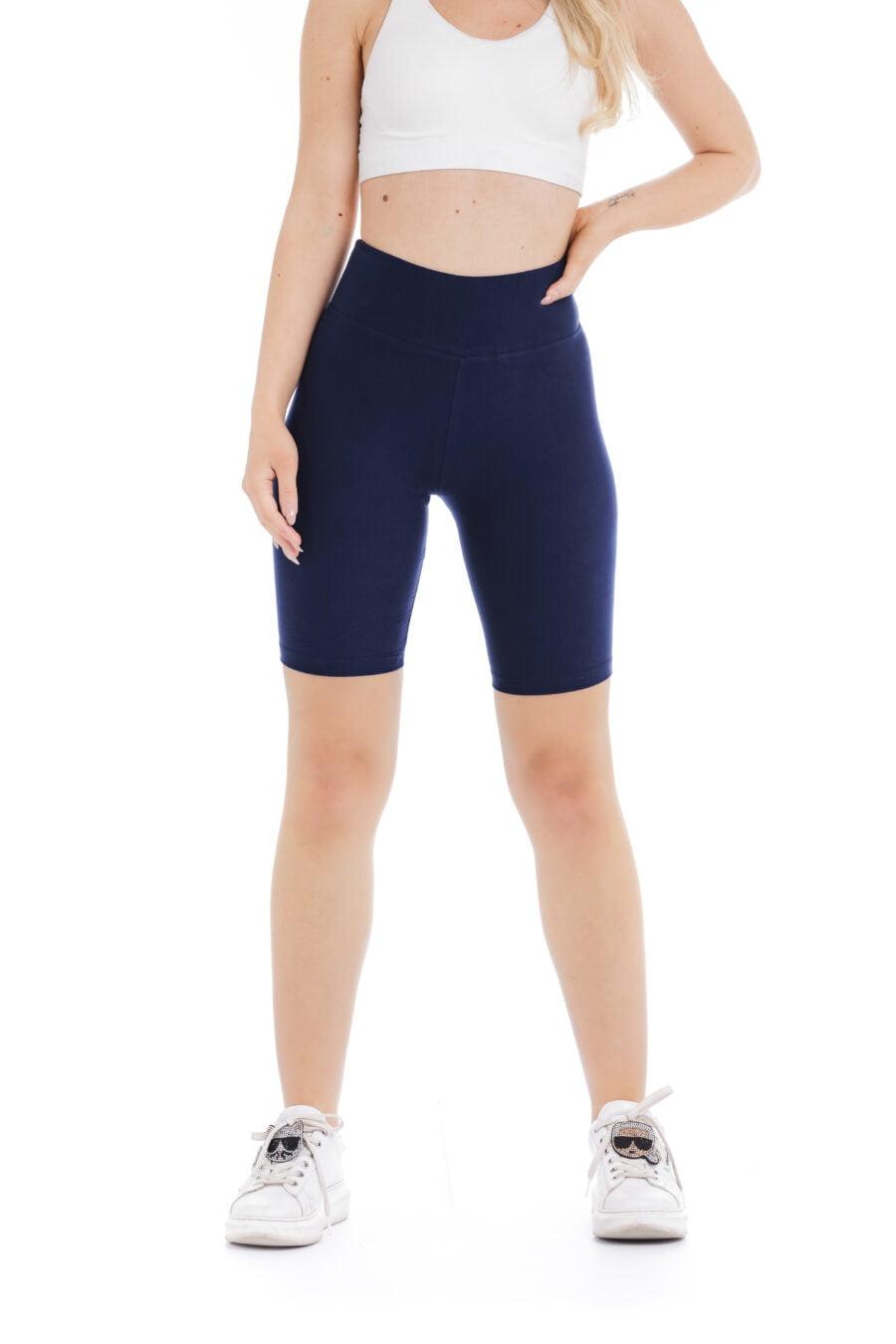 Enobarvne kratke pajkice Navy v mornarsko modri barvi za odrasle