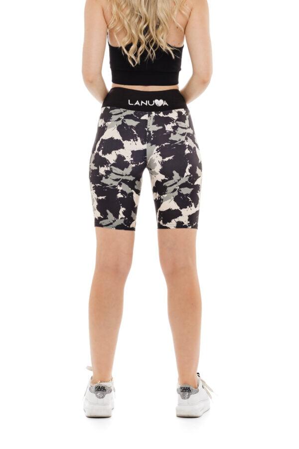 Kratke pajkice Dark Amazona z vzorcem listov