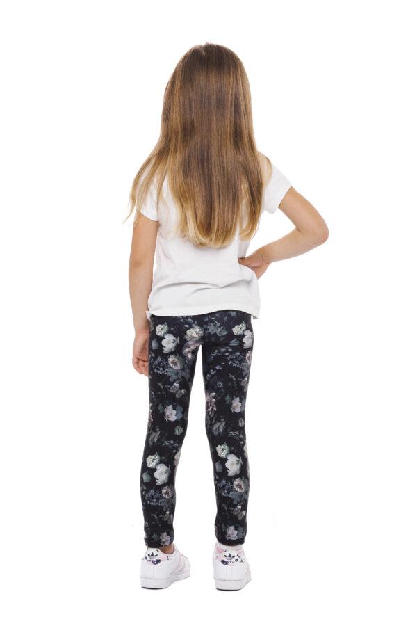 Unikatne temne otroške pajkice Dark rose kids z vzorčkom belih vrtnic