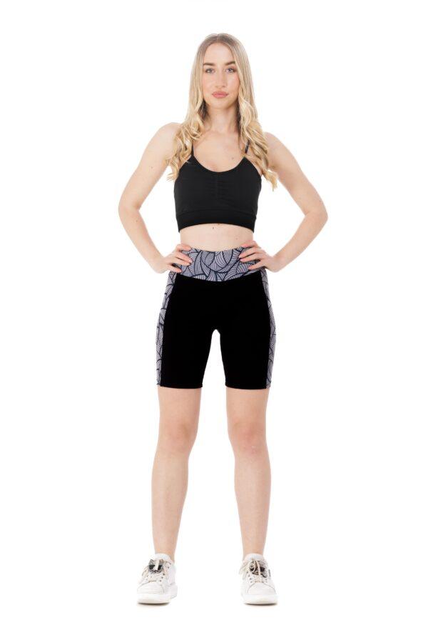 Temne kratke pajkice Amable Milagro z unikatnim vzorčkom ob straneh za odrasle