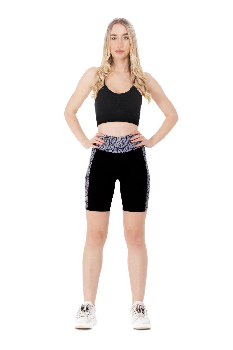 Temne kratke pajkice Amable Milagro z unikatnim vzorčkom ob straneh za odrasle