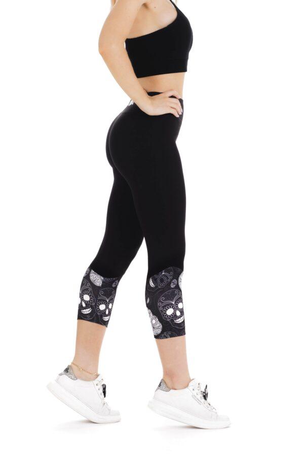 Craneo-capri-4 – Lanuma Črne capri pajkice Craneo z vzorcem lobanj