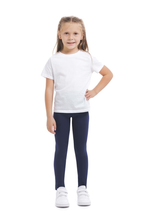 Enobarvne otroške pajkice Pinky kids v mornarsko modri barvi