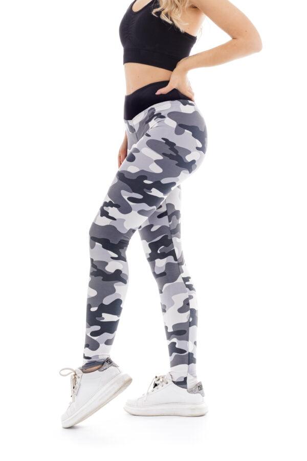 Dolge pajkice Army z vojaškim vzorcem