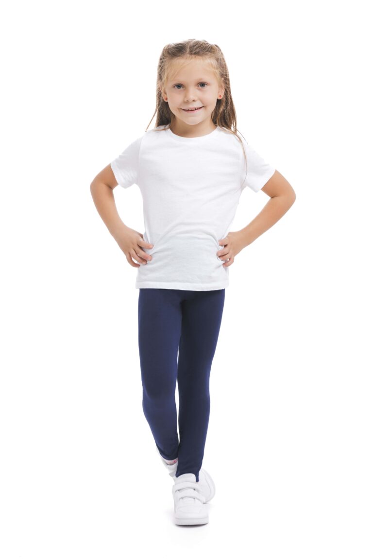Enobarvne otroške pajkice Navy kids v mornarsko modri barvi