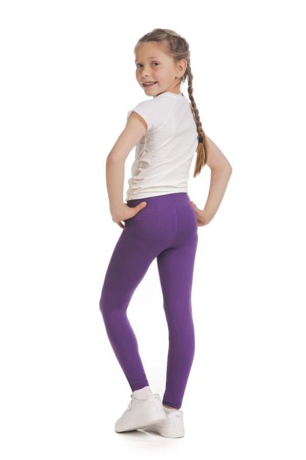 Enobarvne vijolične dolge kids pajkice Calida Enobarvne vijolične dolge kids pajkice Calida