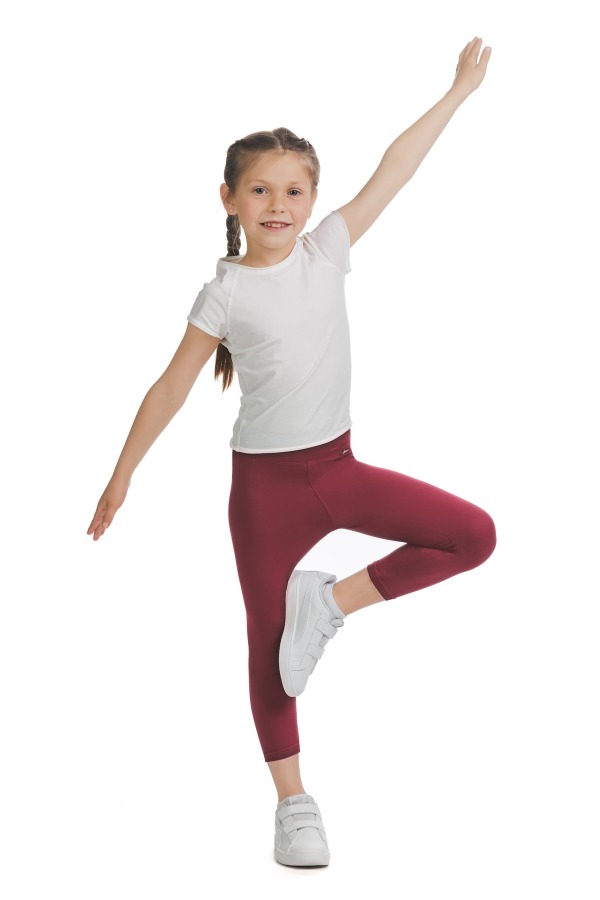 Enobarvne rdeče capri kids pajkice Diva Enobarvne rdeče capri kids pajkice Diva