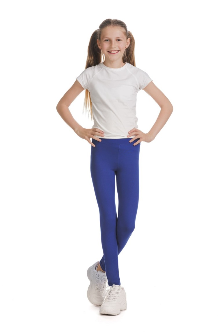 Enobarvne modre dolge kids pajkice Joia