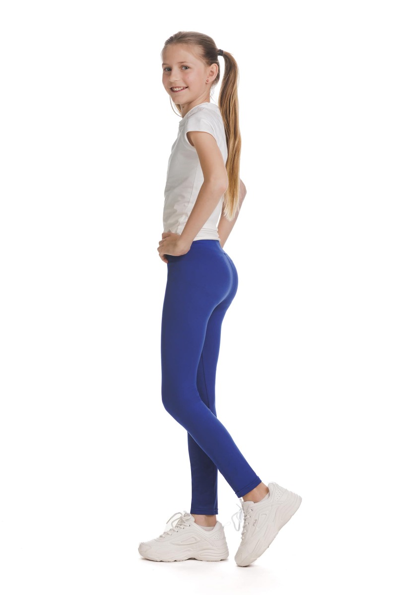 Enobarvne modre dolge kids pajkice Joia