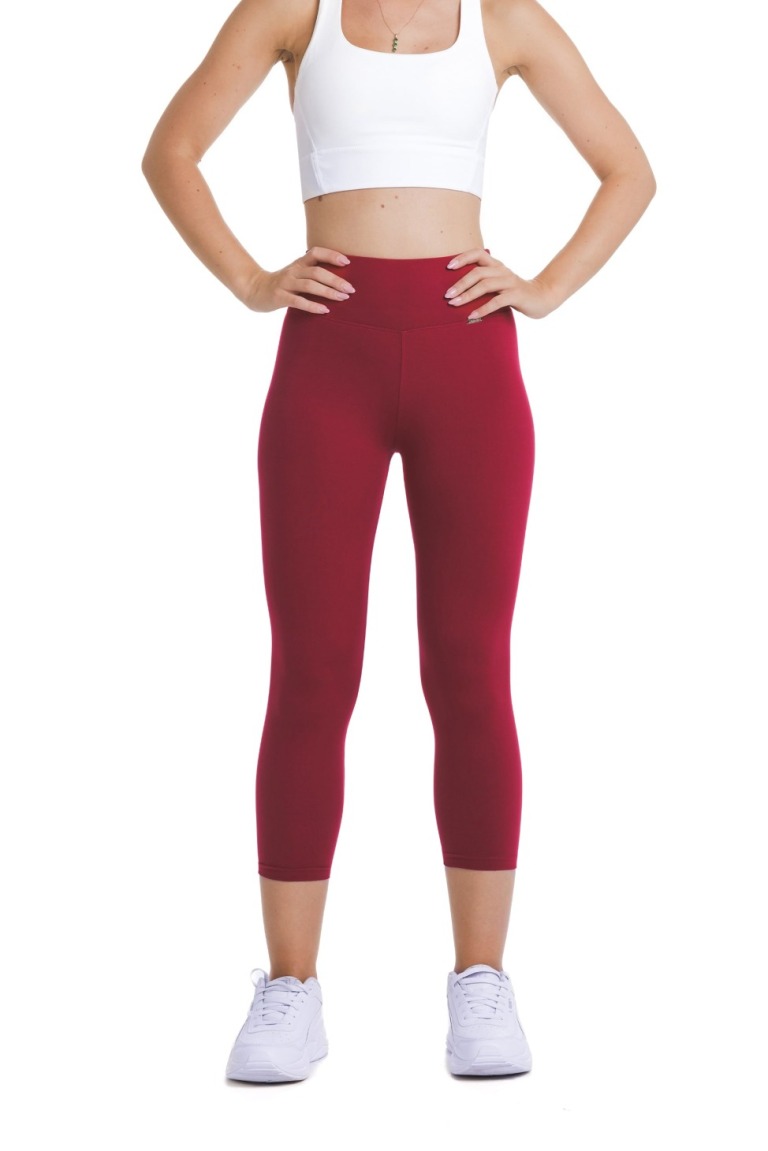 Enobarvne rdeče capri pajkice Diva