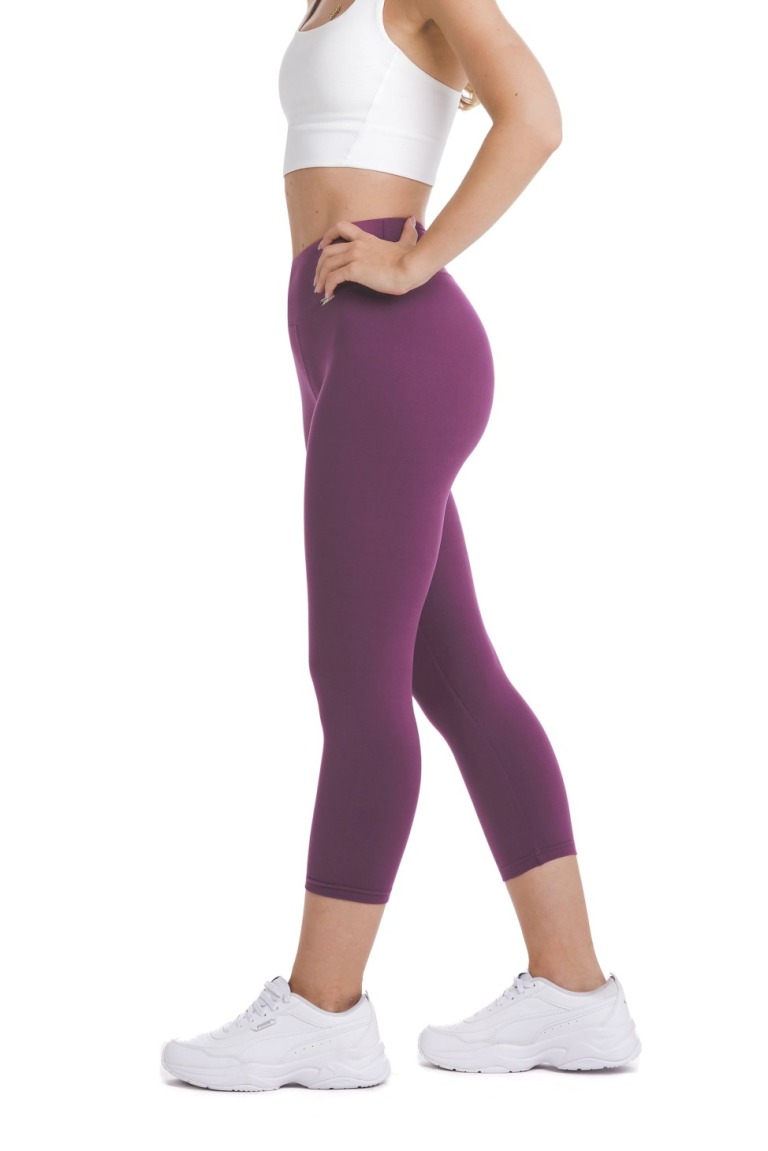 Enobarvne roza capri pajkice Grata