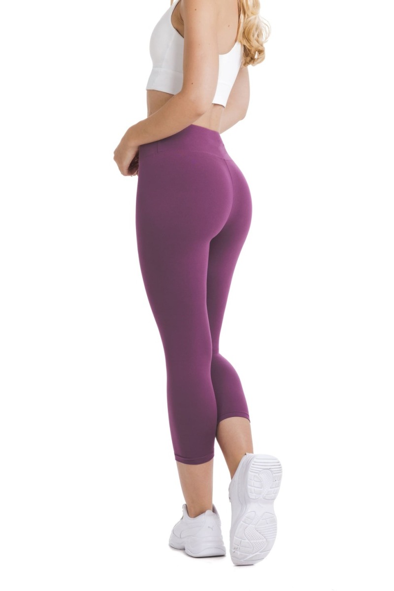 Enobarvne roza capri pajkice Grata