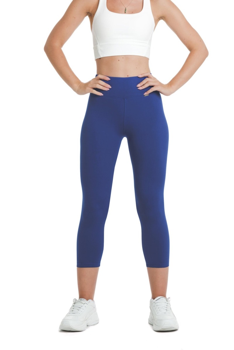 Enobarvne modre capri pajkice Joia