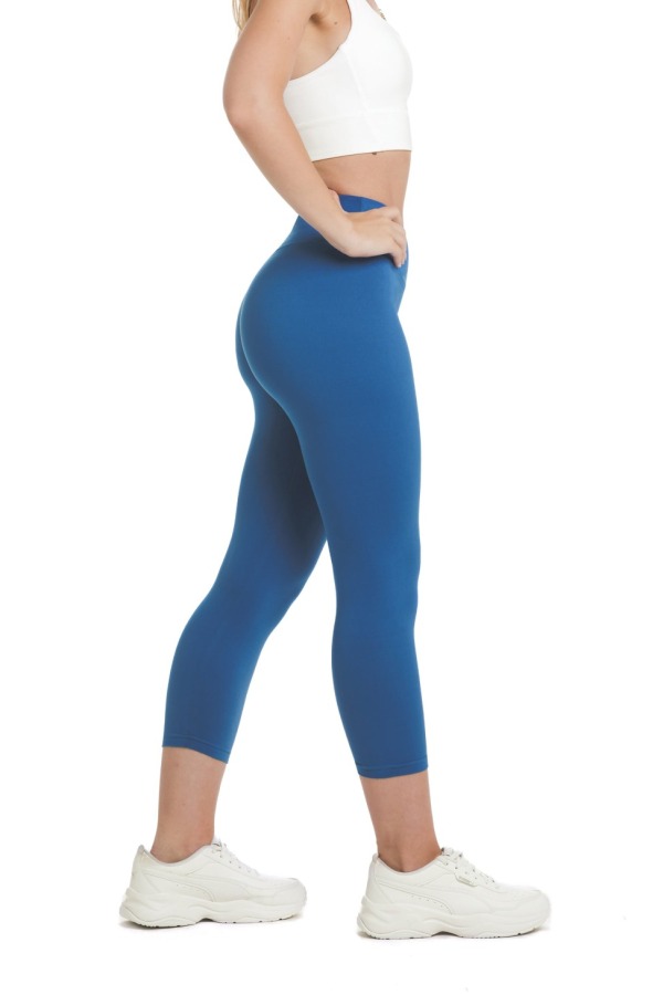 Enobarvne modre capri pajkice Lucida