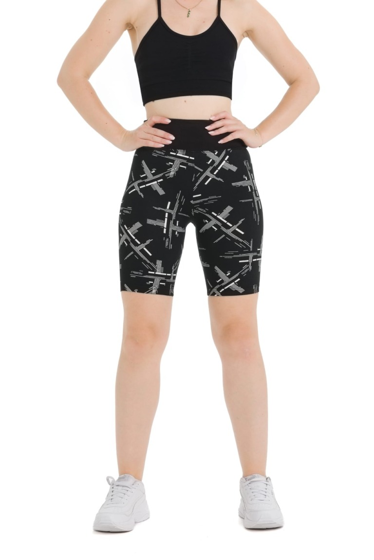 Lanuma shorts pajkice Vanela – črne športne shorts pajkice s stranskim žepom