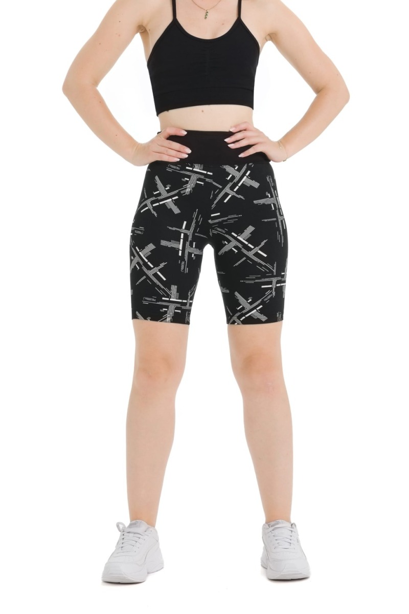 Lanuma shorts pajkice Vanela – črne športne shorts pajkice s stranskim žepom